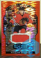 2020-21 Allure Rookie Red Rainbow Jersey #79 Nicolas Beaudin